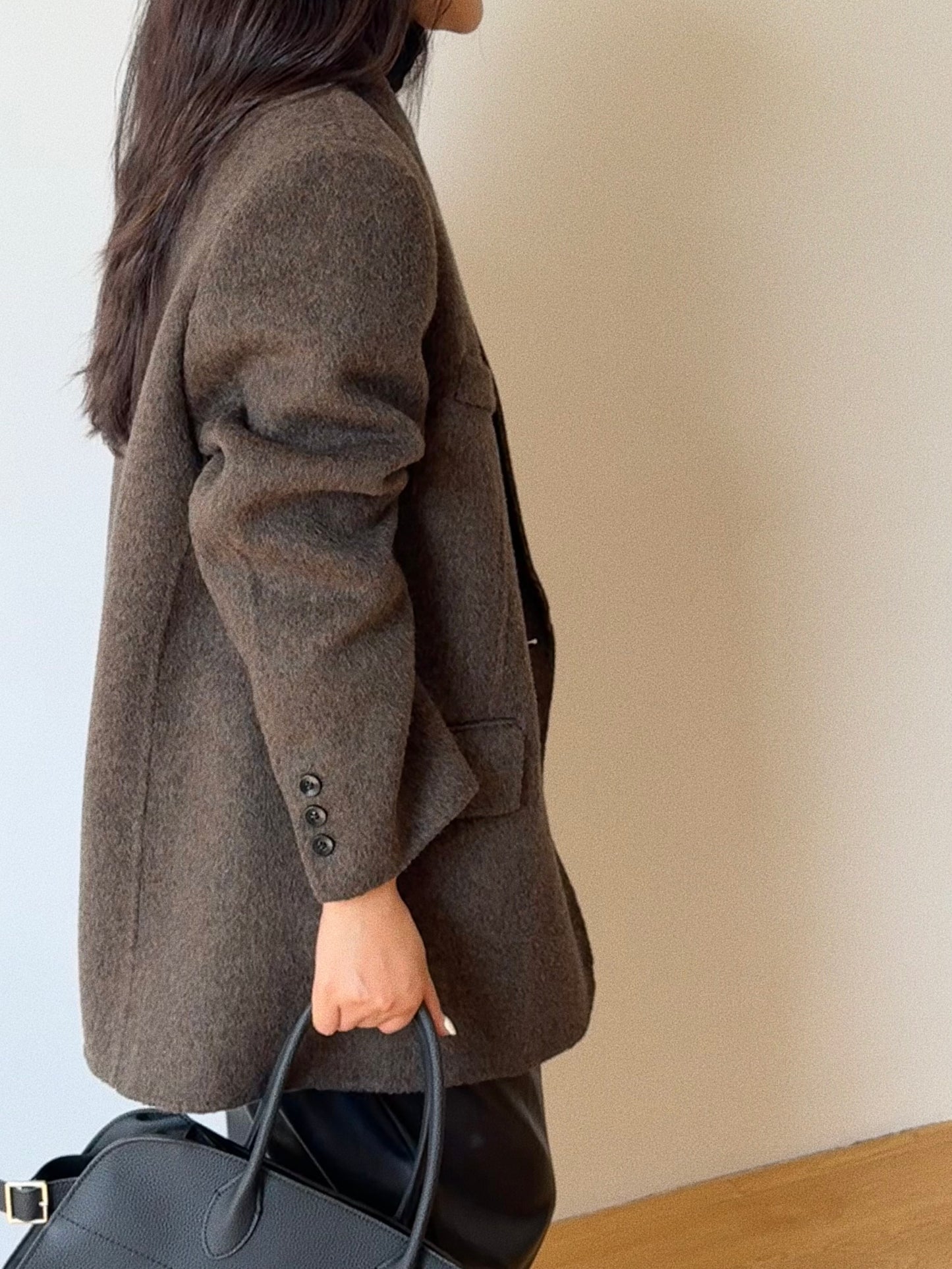 Lana Brown Wool Blazer