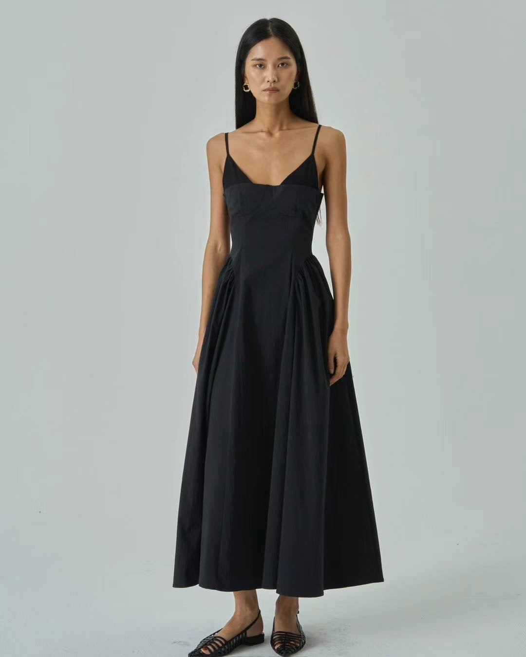 Mila Waisted Midi Dress