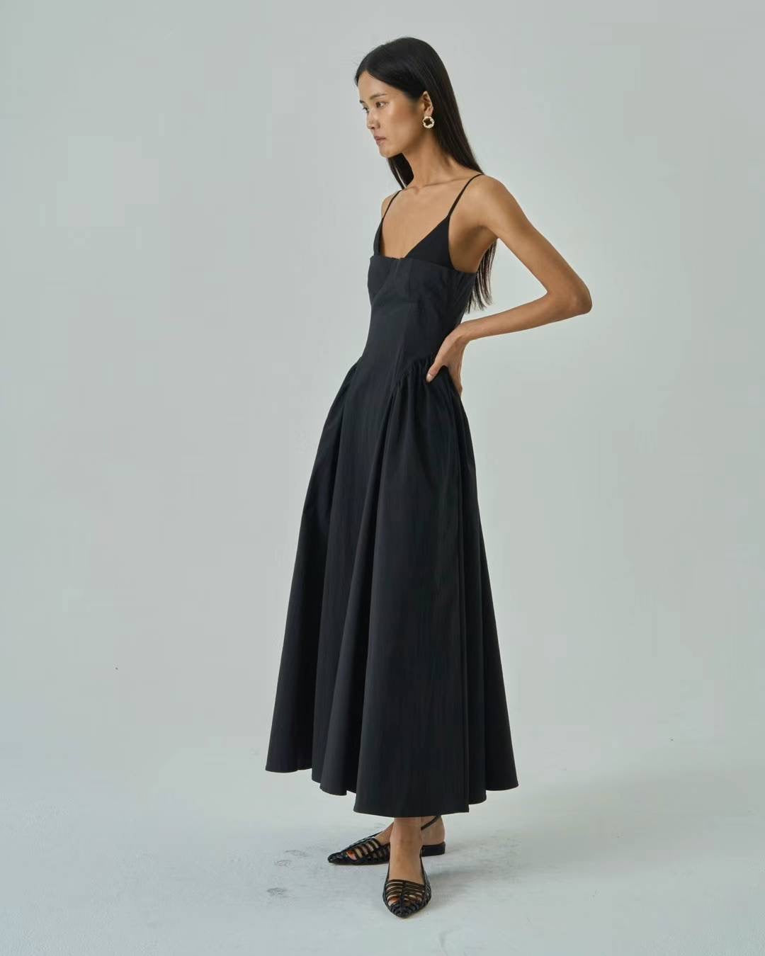 Mila Waisted Midi Dress