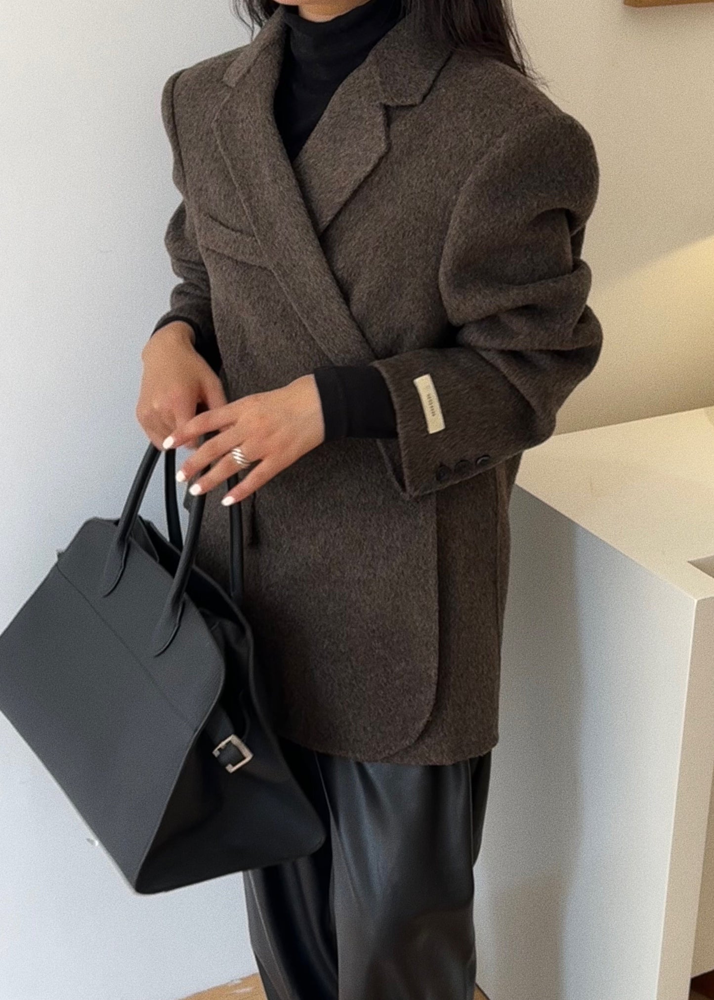 Lana Brown Wool Blazer