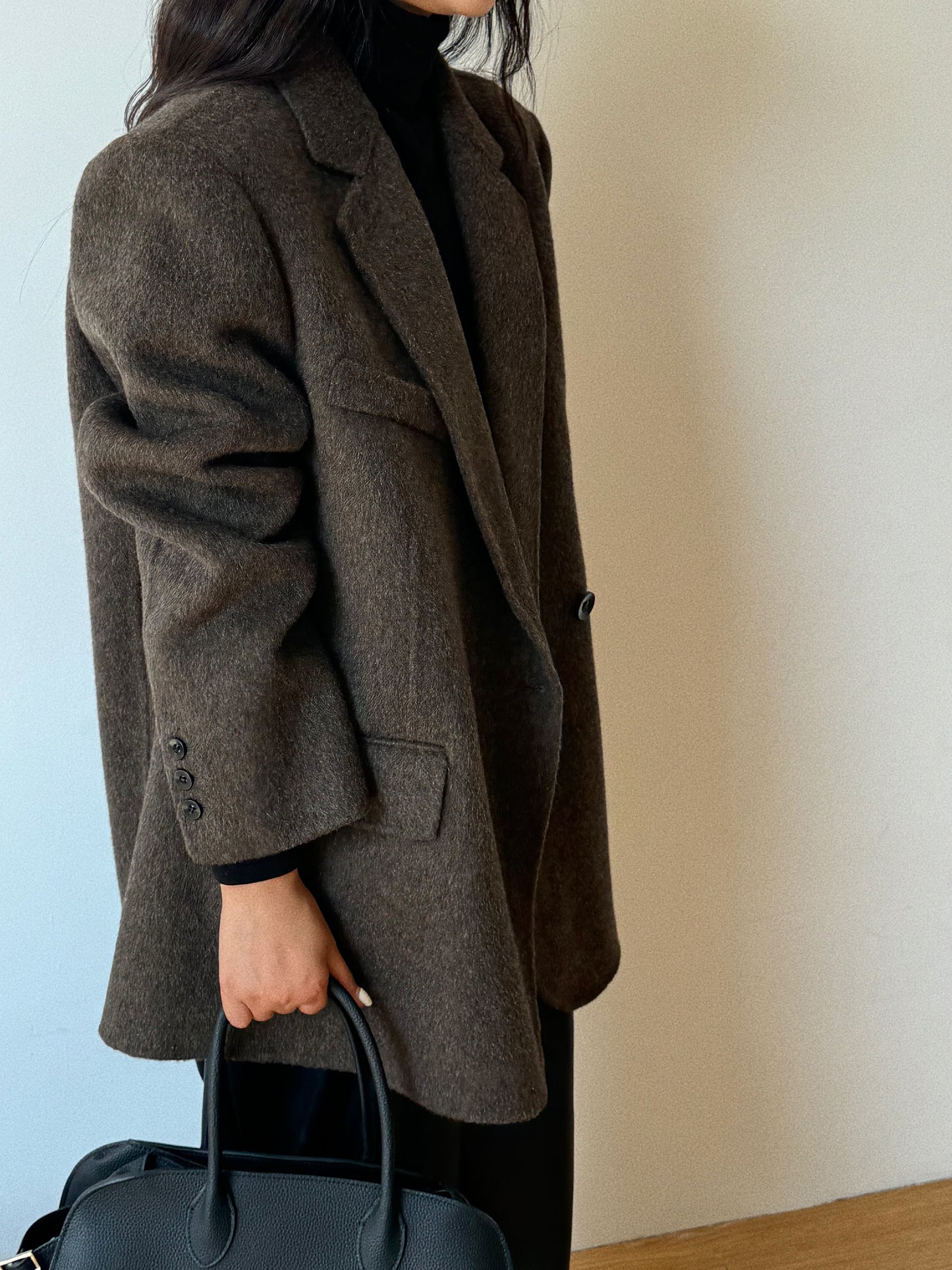 Lana Brown Wool Blazer