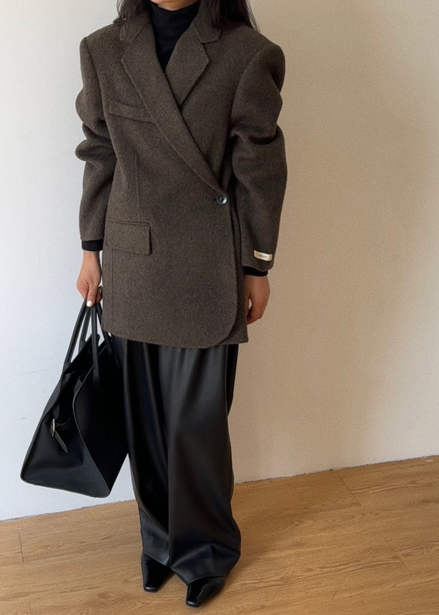 Lana Brown Wool Blazer