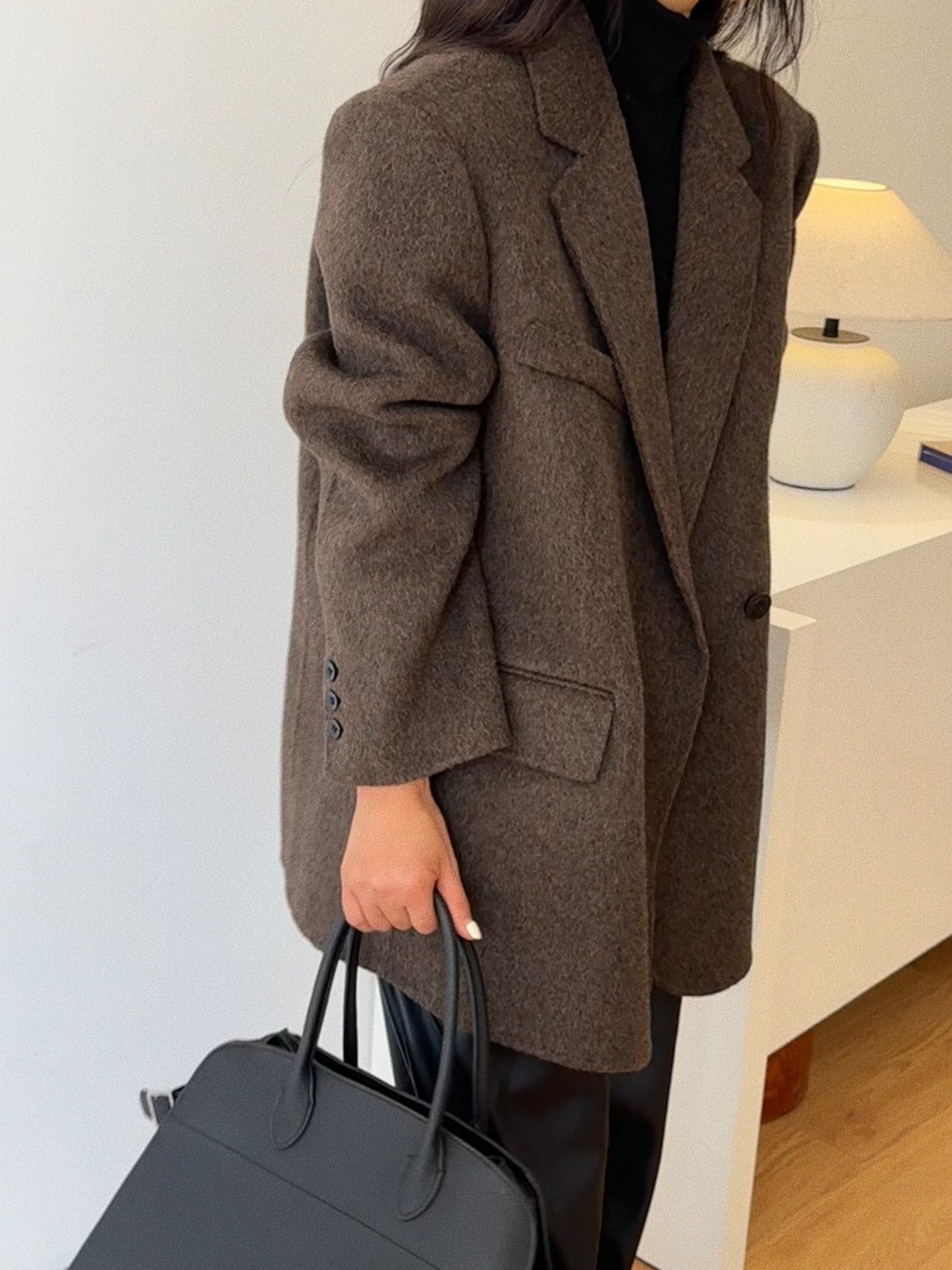 Lana Brown Wool Blazer