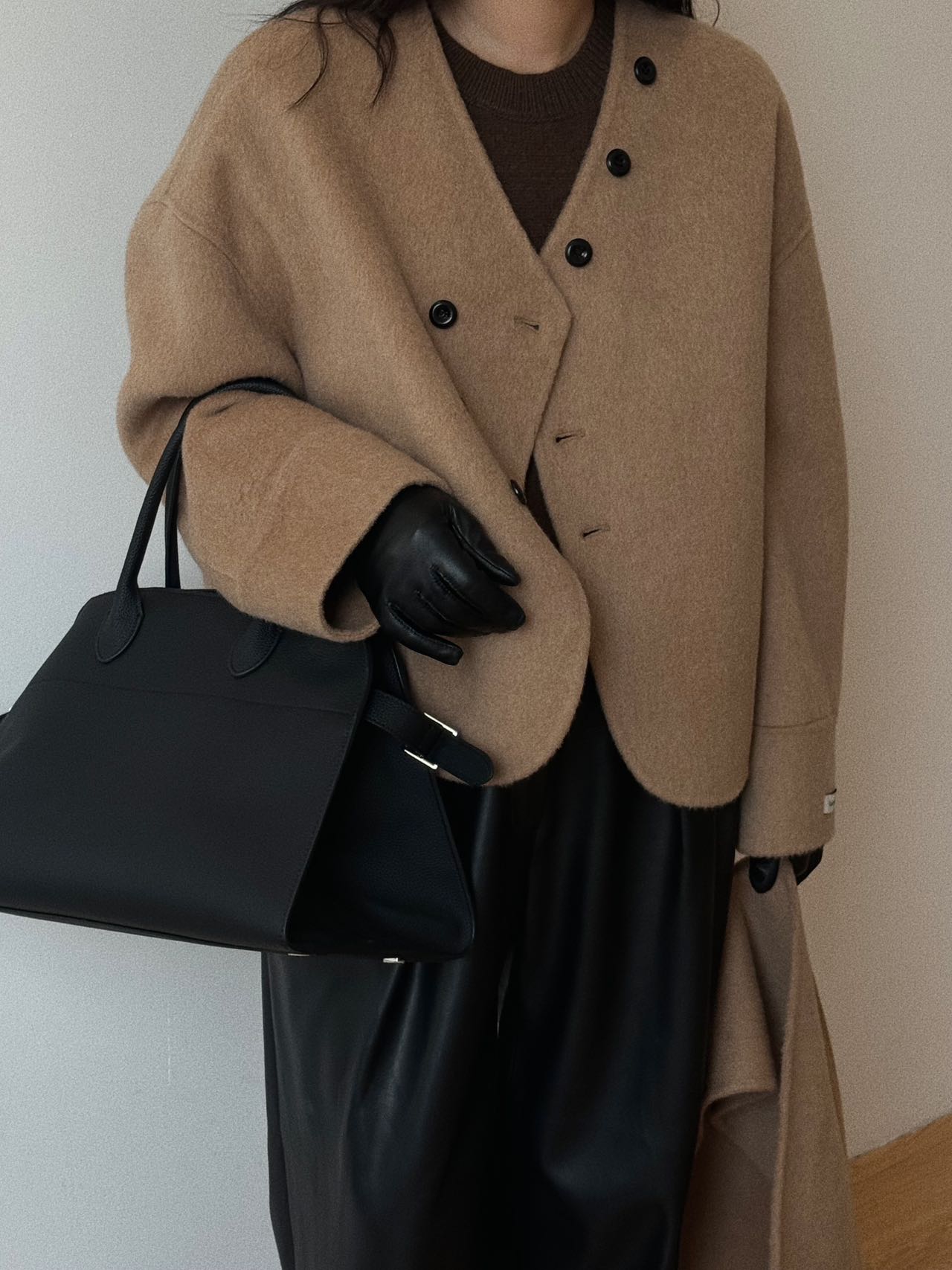 Sloane Short Wool Tan Coat