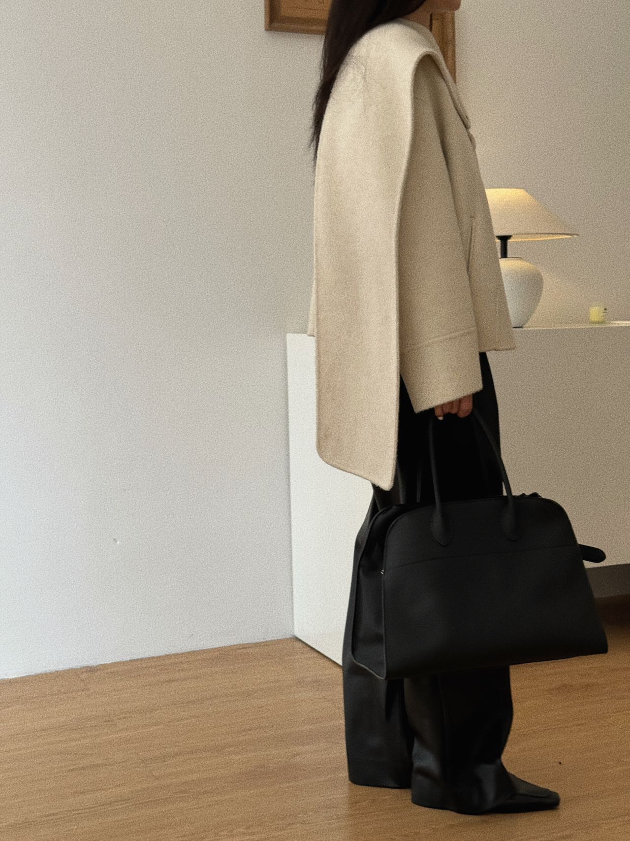 Sloane Short Wool Cream Coat
