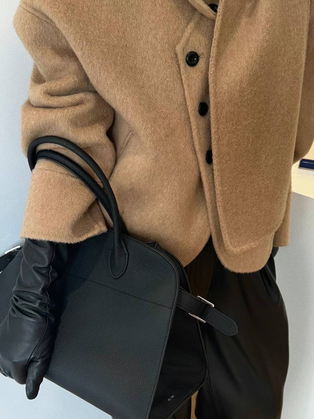Sloane Short Wool Tan Coat