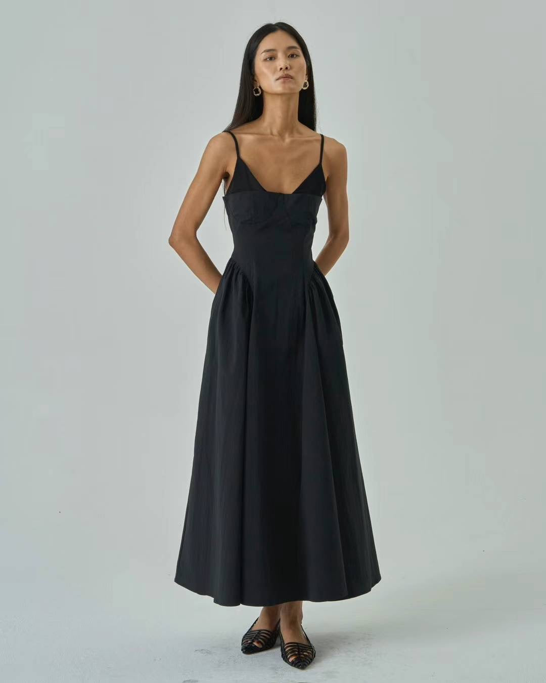 Mila Waisted Midi Dress