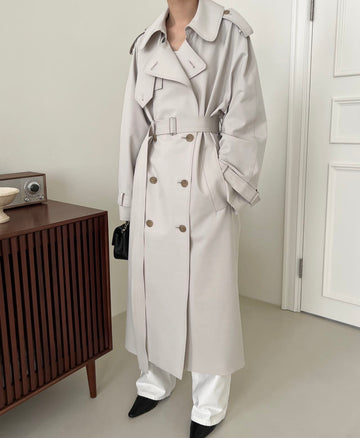 Stone Carrie Trench Coat
